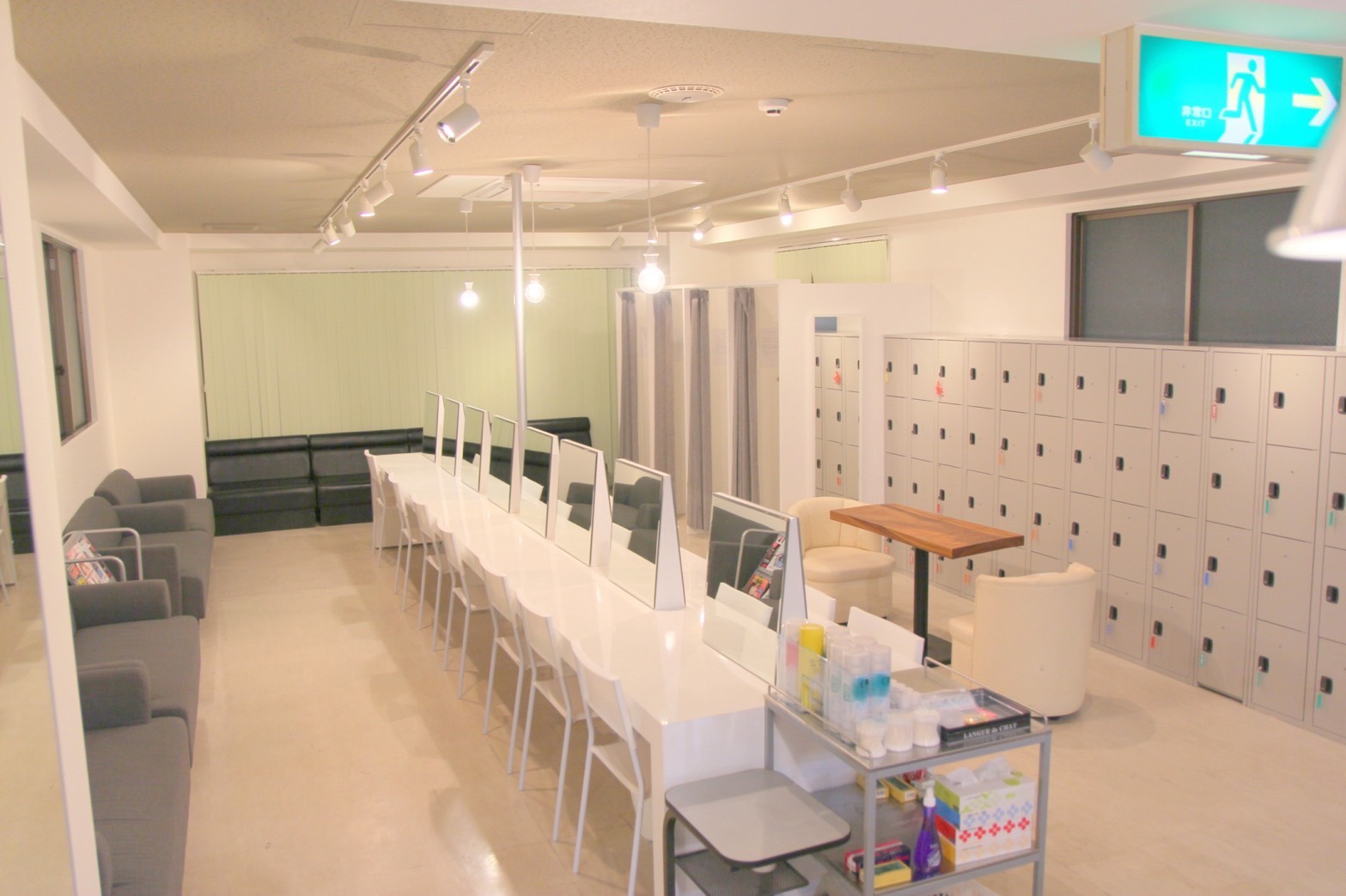 ヘアセット・待機室